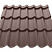 Металлическая черепица 0,5 мм Полиэстер RAL 8017 «Шоколад»