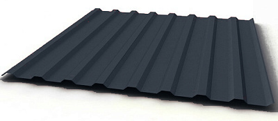 Профлист С20 0,45 мм Полиэстер RAL 7024 «Графит»