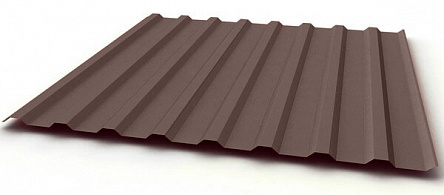 Профлист С20 0,5 мм Полиэстер RAL 8017 «Шоколад» Профлист С20 0,5 мм Полиэстер RAL 8017 «Шоколад»